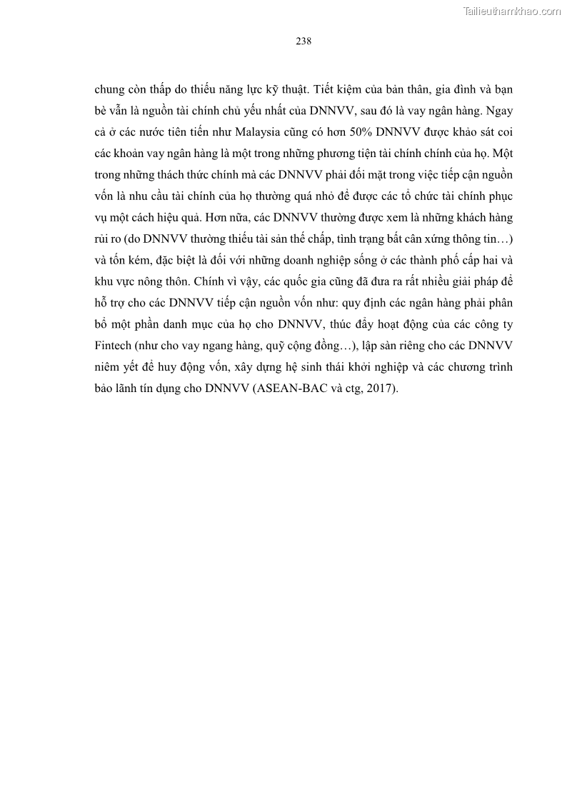 Luận án tiến sĩ tài chính ngân hàng Tác động của sự phát triển thị trường tài chính đến cấu trúc vốn doanh nghiệp niêm yết trong Cộng đồng Kinh tế ASEAN - 21 Trang 251