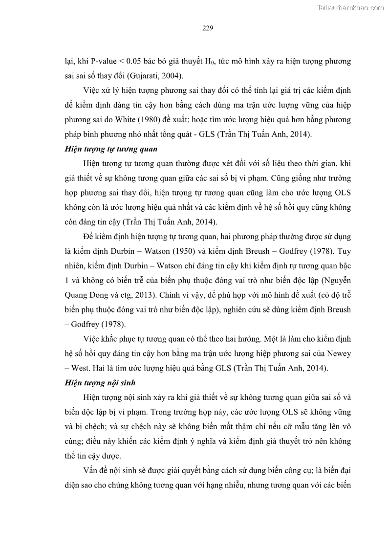 Luận án tiến sĩ tài chính ngân hàng Tác động của sự phát triển thị trường tài chính đến cấu trúc vốn doanh nghiệp niêm yết trong Cộng đồng Kinh tế ASEAN - 21 Trang 242