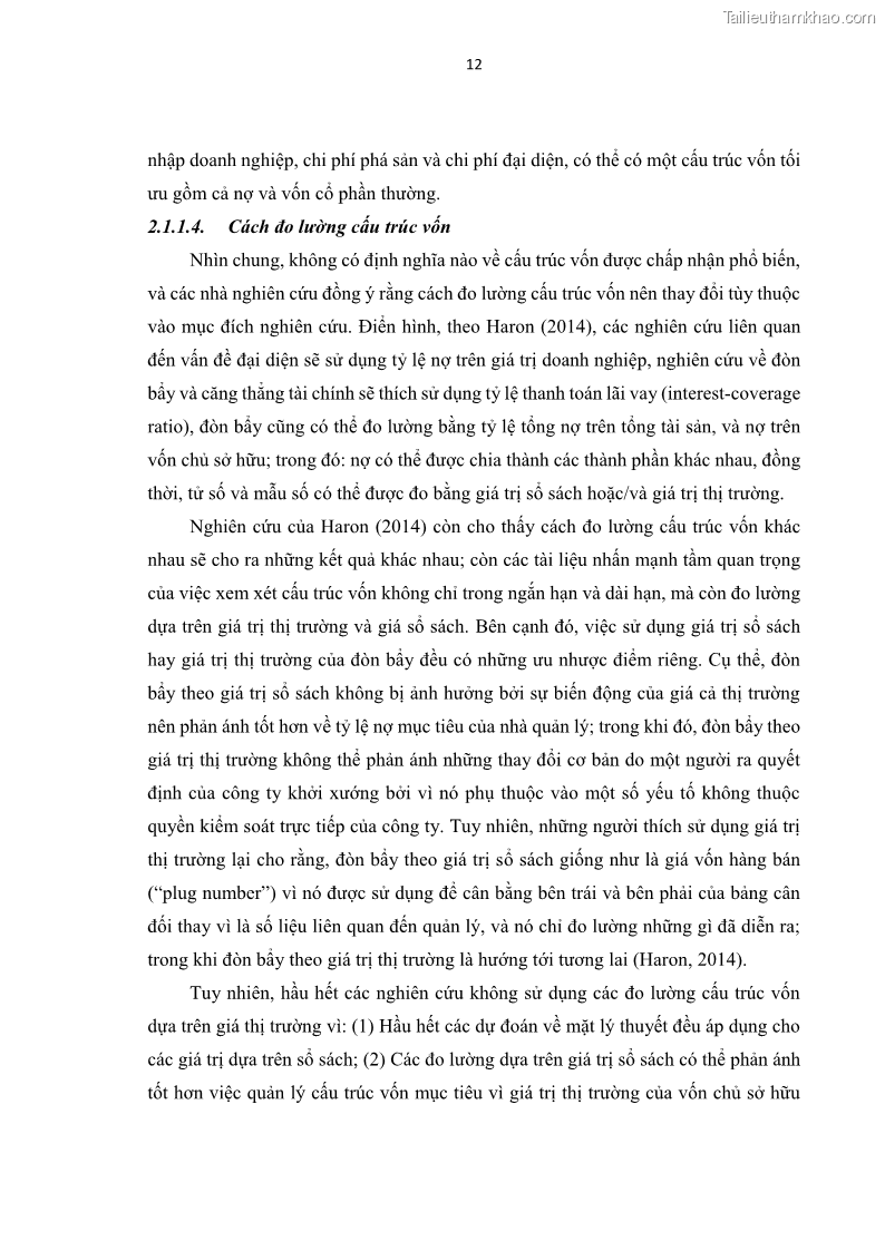 Luận án tiến sĩ tài chính ngân hàng Tác động của sự phát triển thị trường tài chính đến cấu trúc vốn doanh nghiệp niêm yết trong Cộng đồng Kinh tế ASEAN - 3 Trang 25