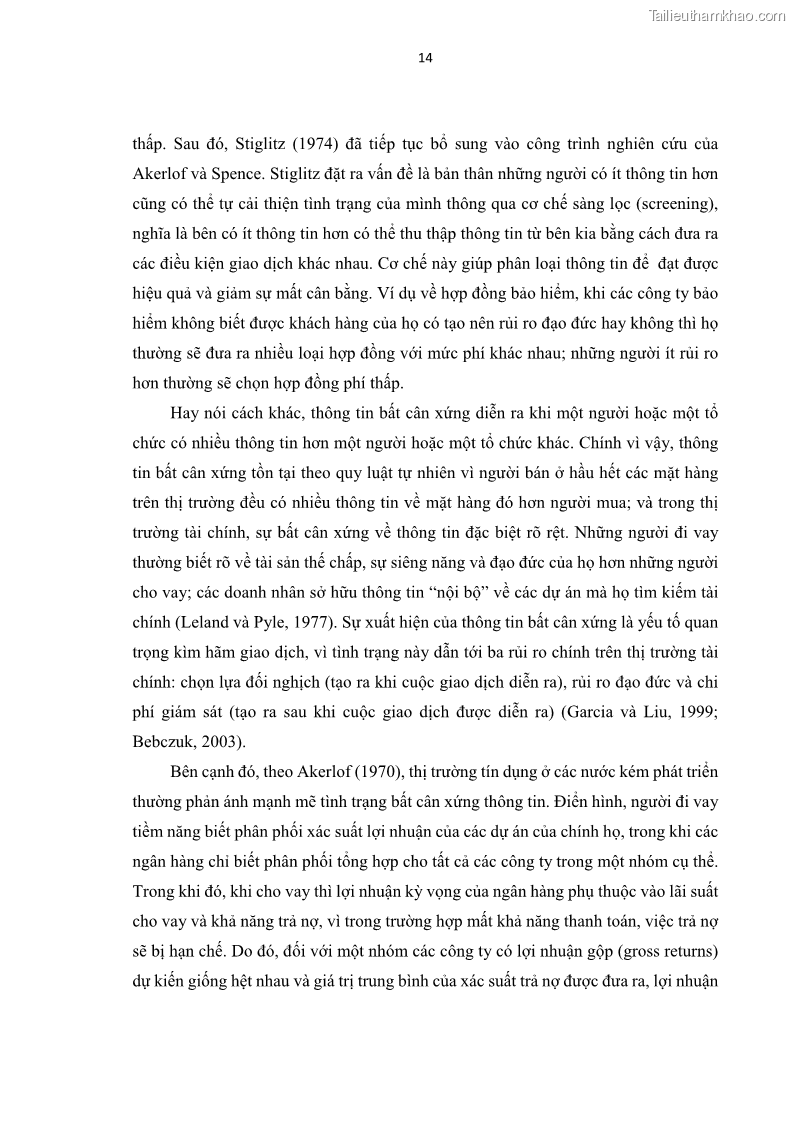 Luận án tiến sĩ tài chính ngân hàng Tác động của sự phát triển thị trường tài chính đến cấu trúc vốn doanh nghiệp niêm yết trong Cộng đồng Kinh tế ASEAN - 3 Trang 27