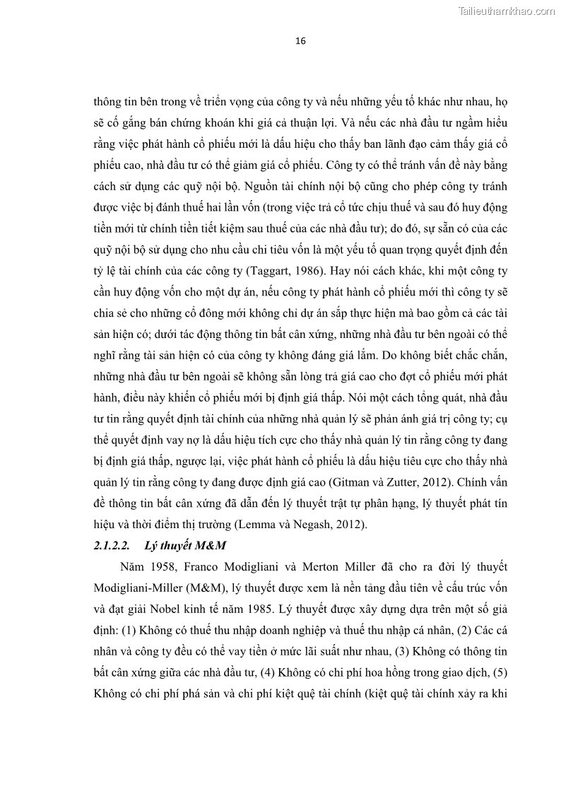 Luận án tiến sĩ tài chính ngân hàng Tác động của sự phát triển thị trường tài chính đến cấu trúc vốn doanh nghiệp niêm yết trong Cộng đồng Kinh tế ASEAN - 3 Trang 29
