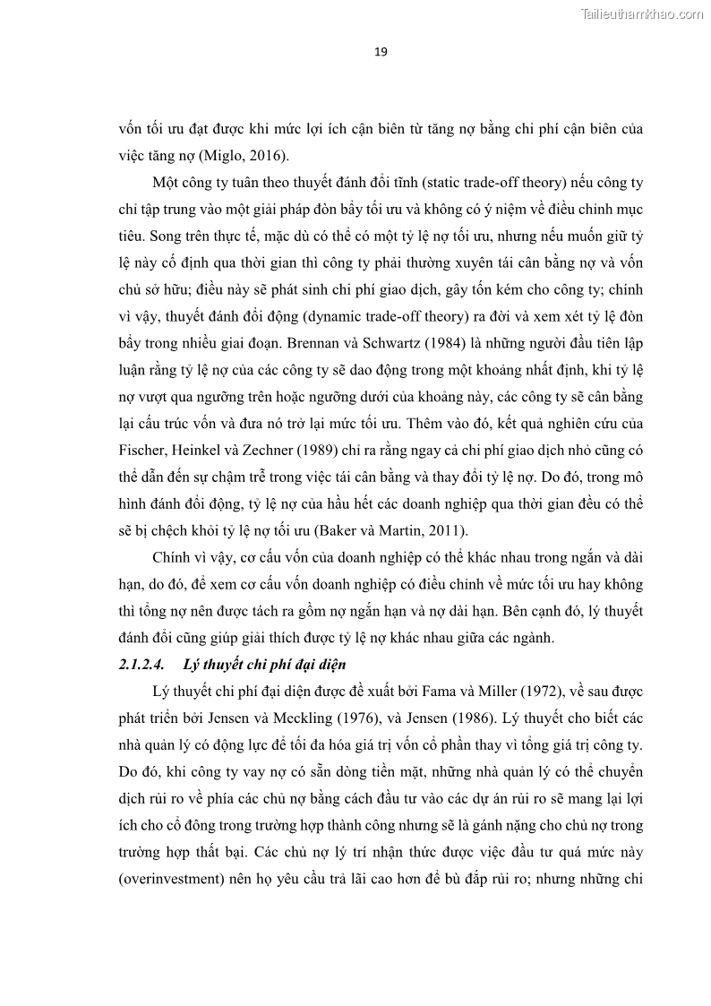 Luận án tiến sĩ tài chính ngân hàng Tác động của sự phát triển thị trường tài chính đến cấu trúc vốn doanh nghiệp niêm yết trong Cộng đồng Kinh tế ASEAN - 3 Trang 32
