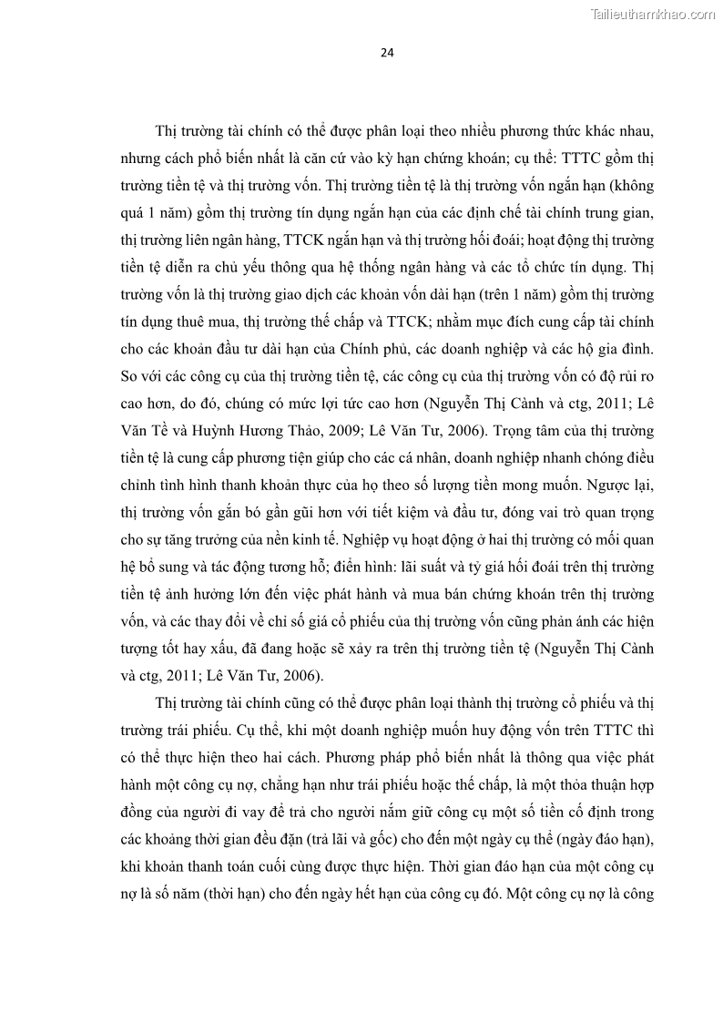 Luận án tiến sĩ tài chính ngân hàng Tác động của sự phát triển thị trường tài chính đến cấu trúc vốn doanh nghiệp niêm yết trong Cộng đồng Kinh tế ASEAN - 4 Trang 37