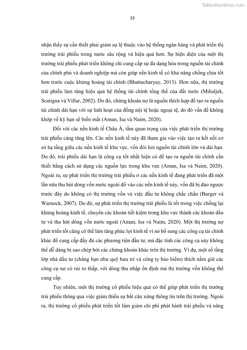Luận án tiến sĩ tài chính ngân hàng Tác động của sự phát triển thị trường tài chính đến cấu trúc vốn doanh nghiệp niêm yết trong Cộng đồng Kinh tế ASEAN - 4 Trang 46