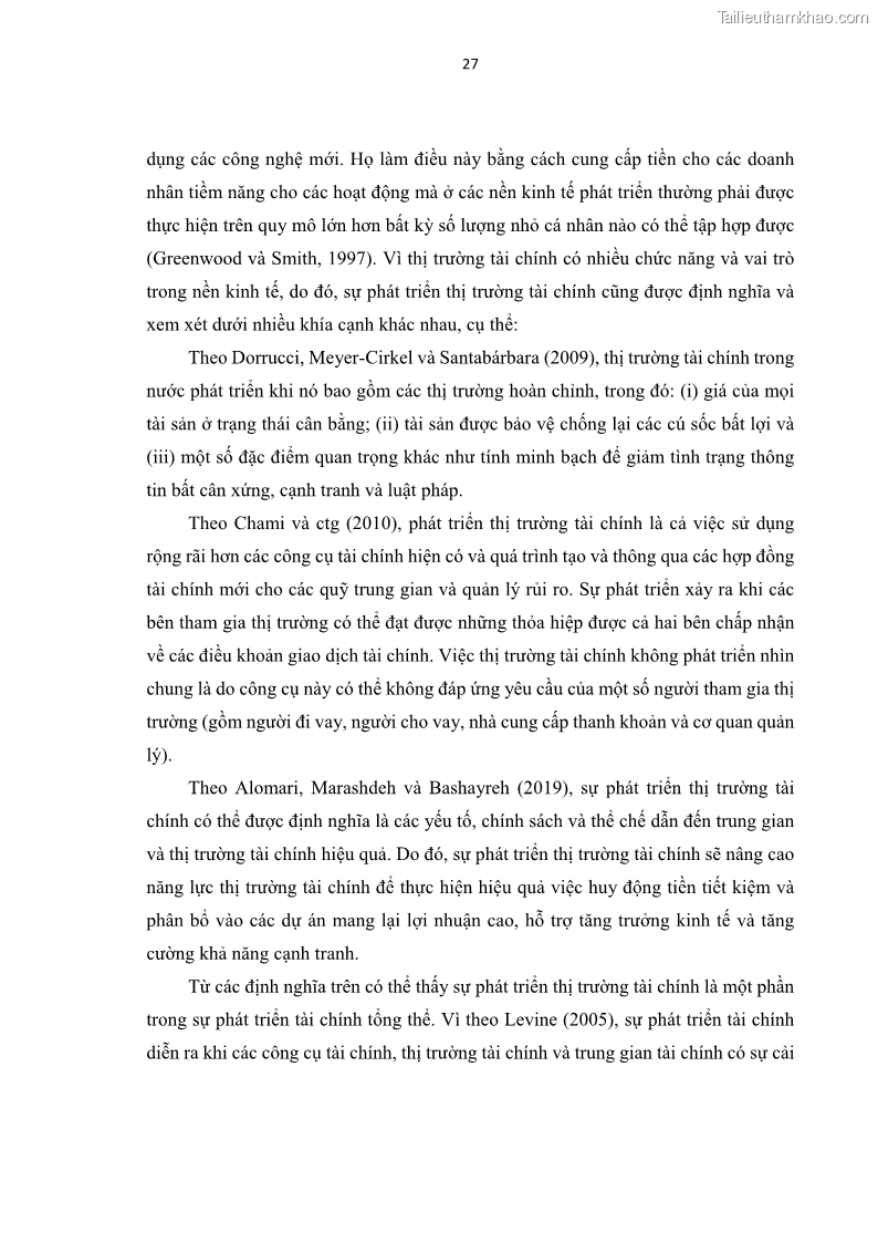 Luận án tiến sĩ tài chính ngân hàng Tác động của sự phát triển thị trường tài chính đến cấu trúc vốn doanh nghiệp niêm yết trong Cộng đồng Kinh tế ASEAN - 4 Trang 40