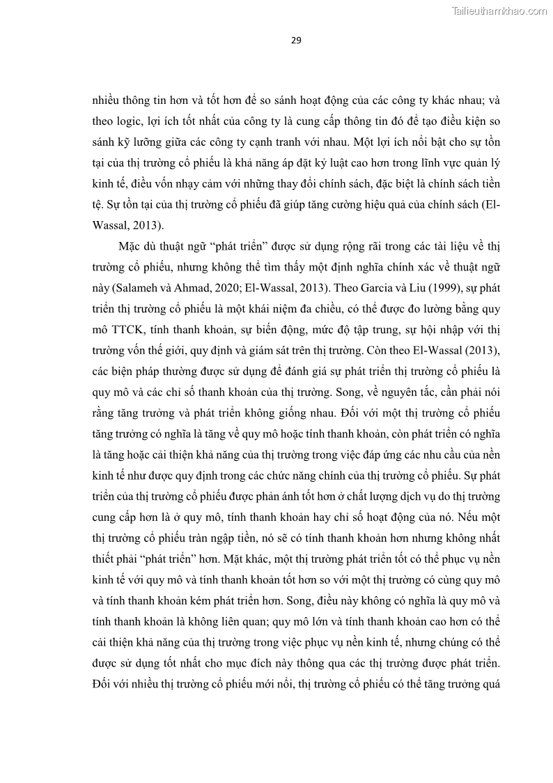 Luận án tiến sĩ tài chính ngân hàng Tác động của sự phát triển thị trường tài chính đến cấu trúc vốn doanh nghiệp niêm yết trong Cộng đồng Kinh tế ASEAN - 4 Trang 42
