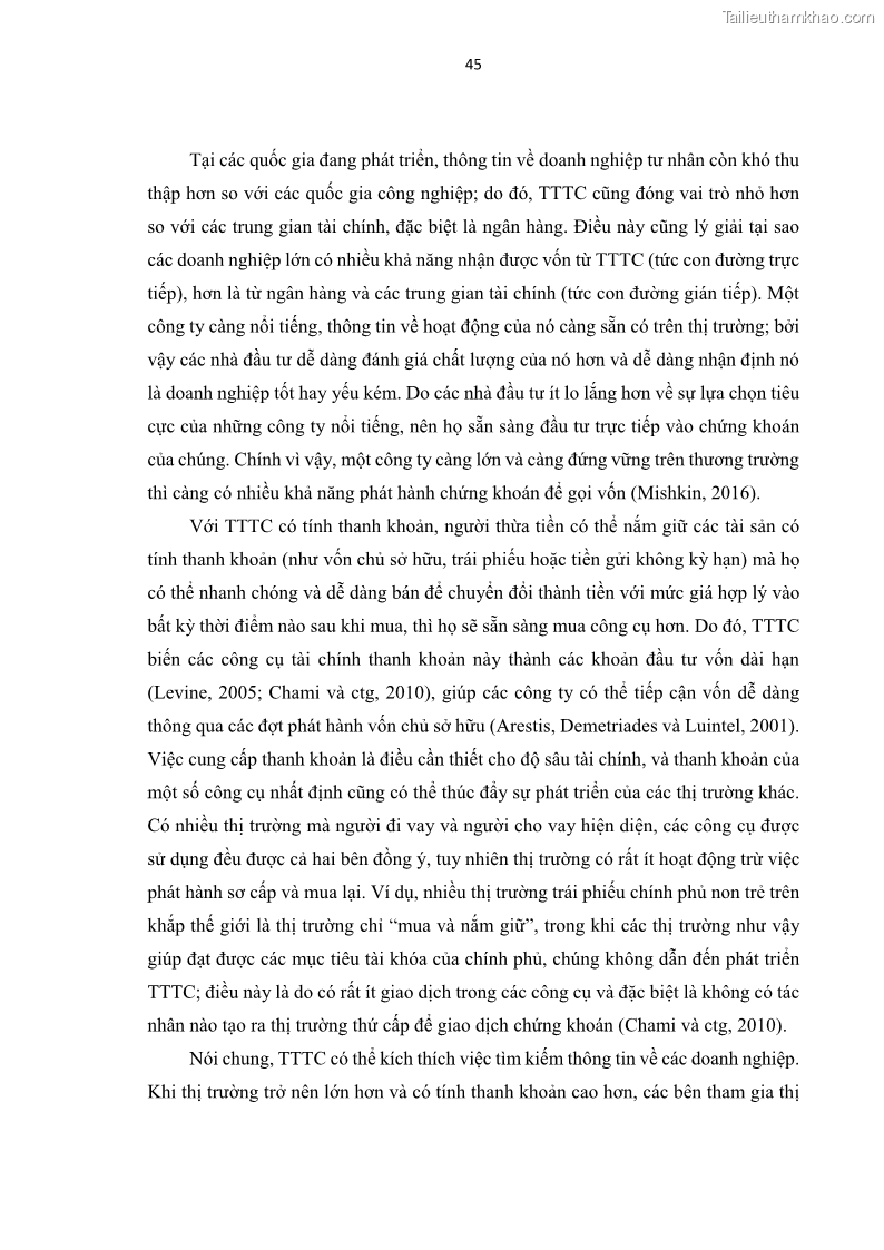 Luận án tiến sĩ tài chính ngân hàng Tác động của sự phát triển thị trường tài chính đến cấu trúc vốn doanh nghiệp niêm yết trong Cộng đồng Kinh tế ASEAN - 5 Trang 58