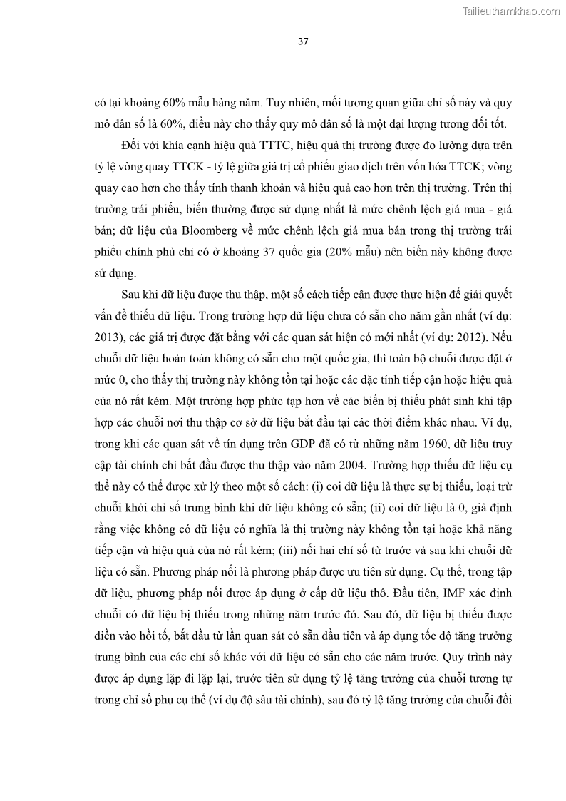 Luận án tiến sĩ tài chính ngân hàng Tác động của sự phát triển thị trường tài chính đến cấu trúc vốn doanh nghiệp niêm yết trong Cộng đồng Kinh tế ASEAN - 5 Trang 50