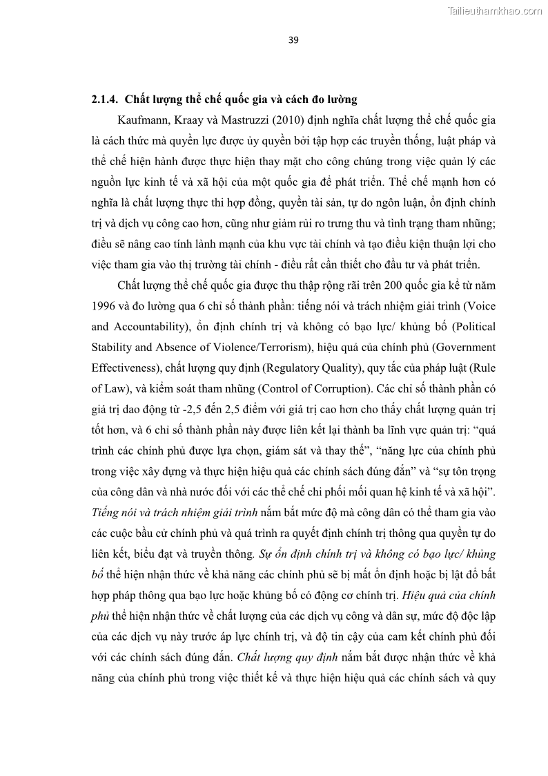 Luận án tiến sĩ tài chính ngân hàng Tác động của sự phát triển thị trường tài chính đến cấu trúc vốn doanh nghiệp niêm yết trong Cộng đồng Kinh tế ASEAN - 5 Trang 52