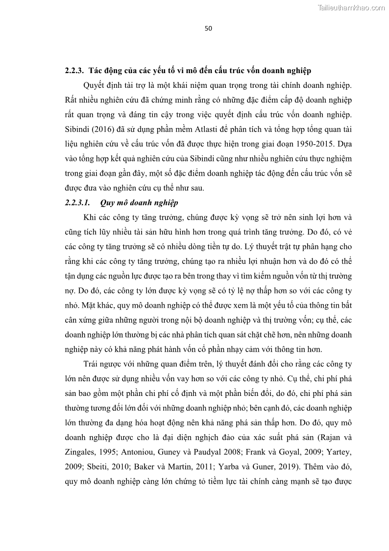 Luận án tiến sĩ tài chính ngân hàng Tác động của sự phát triển thị trường tài chính đến cấu trúc vốn doanh nghiệp niêm yết trong Cộng đồng Kinh tế ASEAN - 6 Trang 63