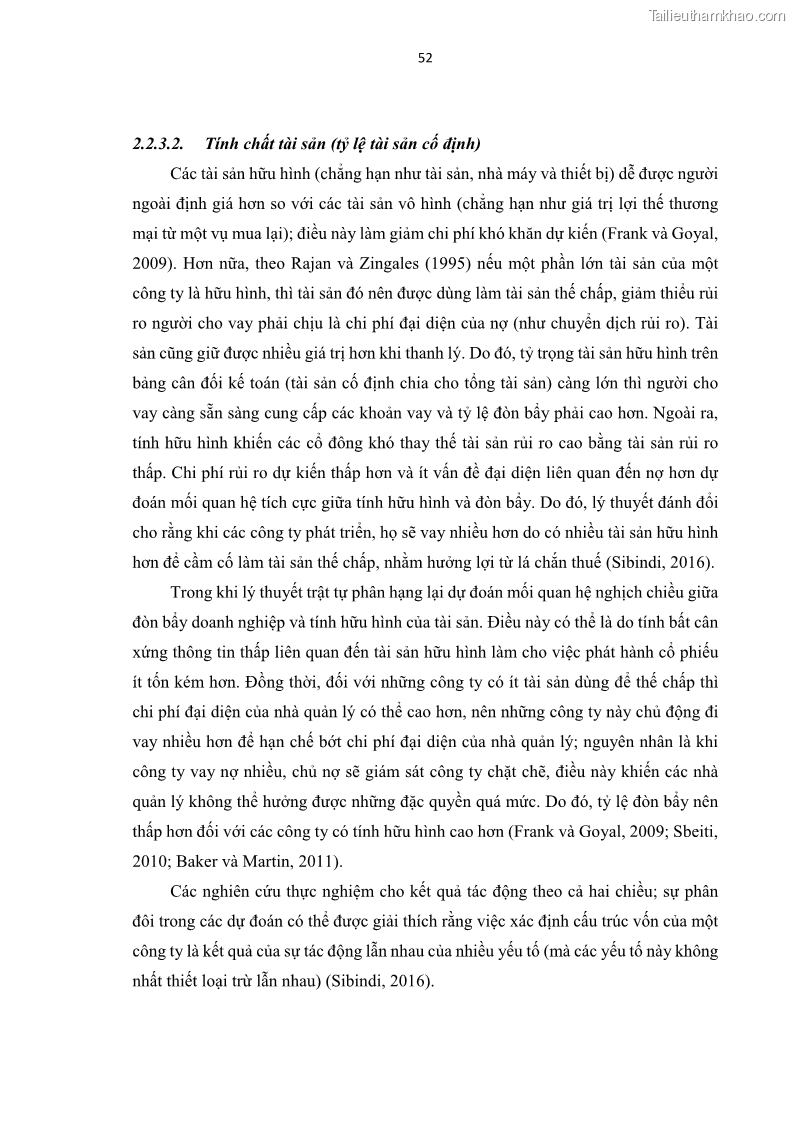 Luận án tiến sĩ tài chính ngân hàng Tác động của sự phát triển thị trường tài chính đến cấu trúc vốn doanh nghiệp niêm yết trong Cộng đồng Kinh tế ASEAN - 6 Trang 65