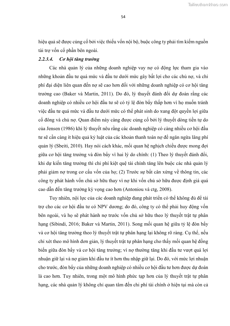 Luận án tiến sĩ tài chính ngân hàng Tác động của sự phát triển thị trường tài chính đến cấu trúc vốn doanh nghiệp niêm yết trong Cộng đồng Kinh tế ASEAN - 6 Trang 67