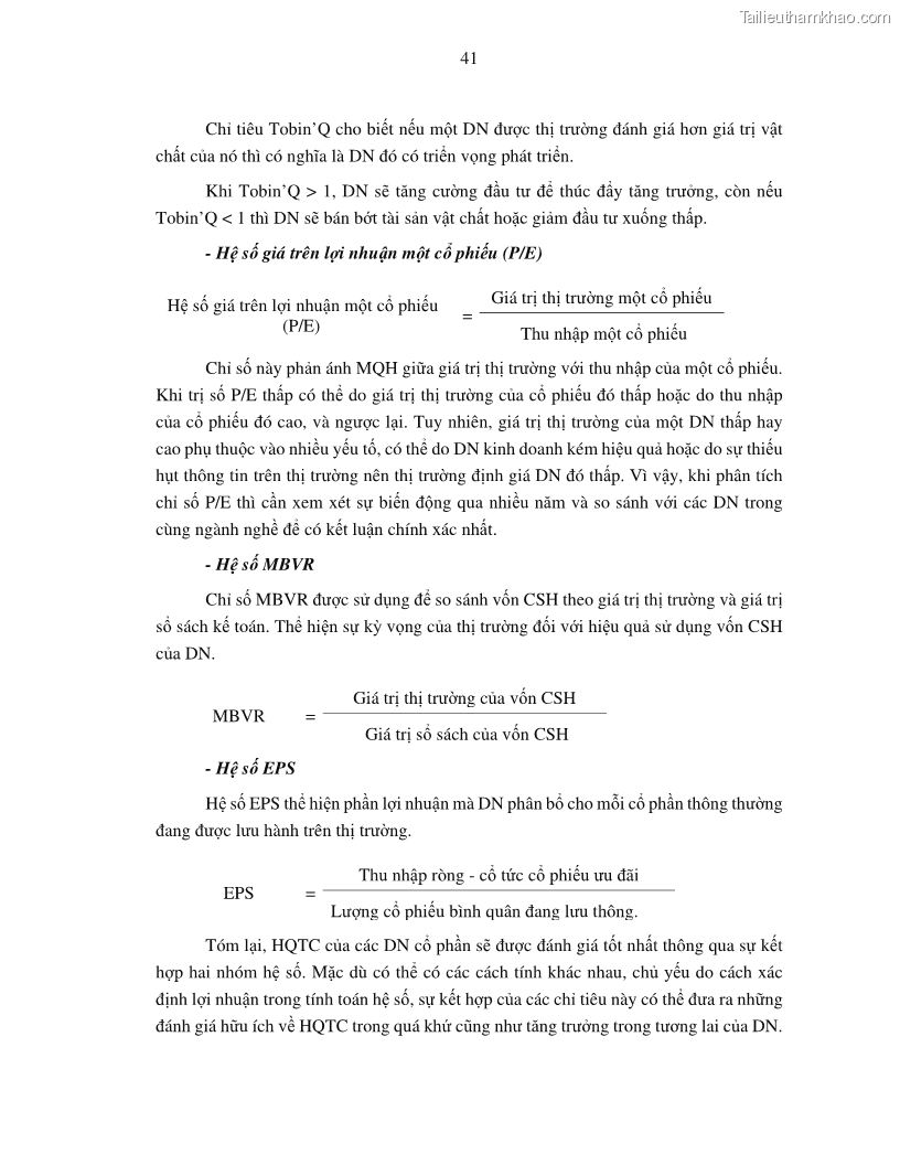 Luận án tiến sĩ tài chính ngân hàng Tác động của tính thanh khoản đến hiệu quả tài chính của các Công ty phi tài chính niêm yết trên thị trường chứng khoán Việt Nam - 5 Trang 54