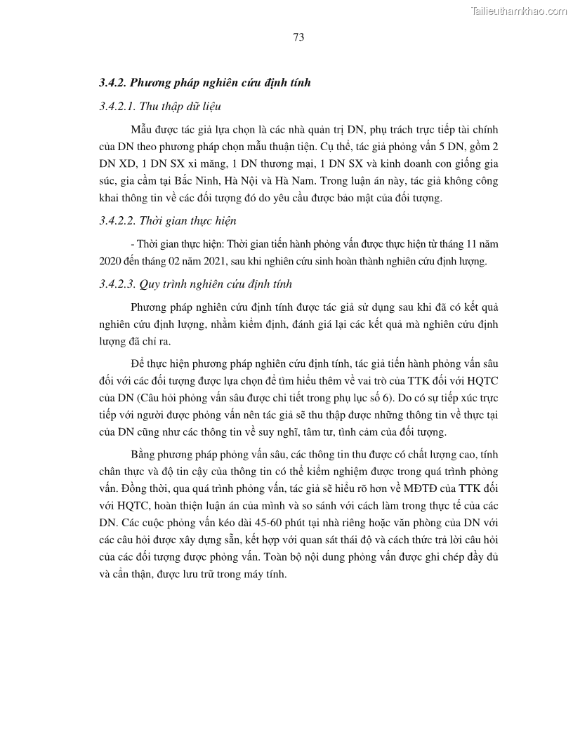 Luận án tiến sĩ tài chính ngân hàng Tác động của tính thanh khoản đến hiệu quả tài chính của các Công ty phi tài chính niêm yết trên thị trường chứng khoán Việt Nam - 8 Trang 86