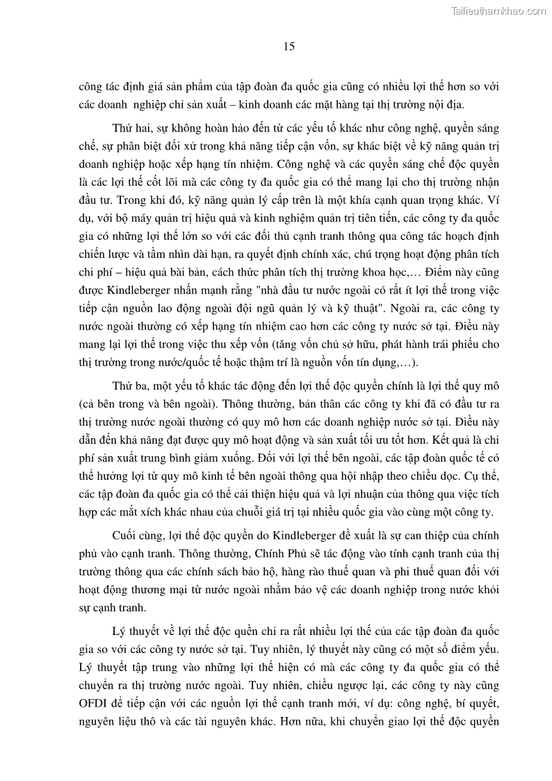 Luận án tiến sĩ tài chính ngân hàng Tác động hoạt động đầu tư trực tiếp ra nước ngoài đến hiệu quả hoạt động tại các NHTM Việt Nam - 3 Trang 25