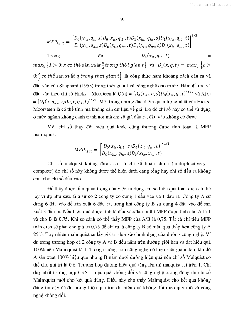 Luận án tiến sĩ tài chính ngân hàng Tác động hoạt động đầu tư trực tiếp ra nước ngoài đến hiệu quả hoạt động tại các NHTM Việt Nam - 6 Trang 69