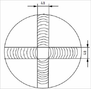 Hình 2 1 Sơ đồ lấy mẫu gỗ Tổng số 120 thanh gỗ Bồ đề có kích thước 40 1