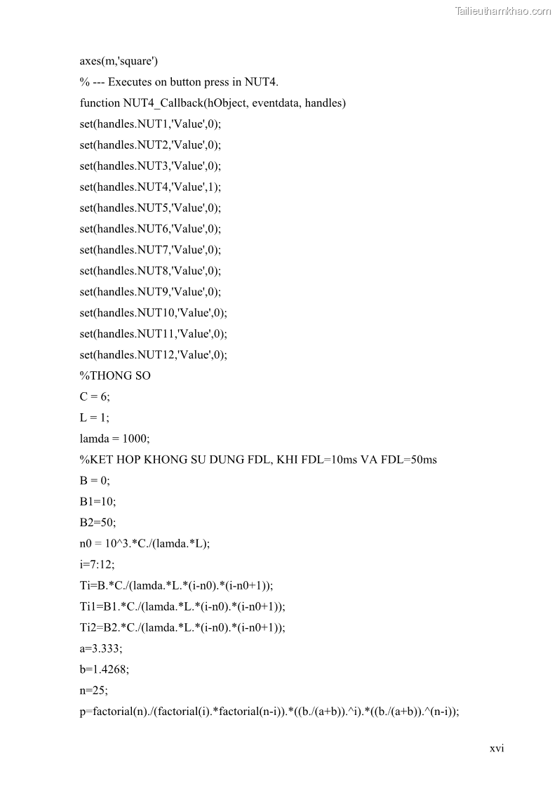 Đồ án tốt nghiệp Giải pháp điều khiển nghẽn trong mạng OBS bằng phương pháp làm lệch hướng đi - 6 Trang 66