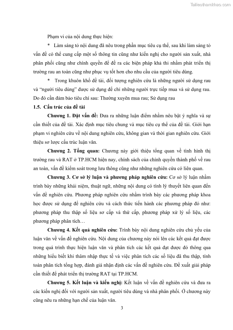 Khóa luận tốt nghiệp kinh tế nông lâm Các nhân tố ảnh hưởng đến việc lựa chọn rau an toàn của người tiêu dùng - 2 Trang 15