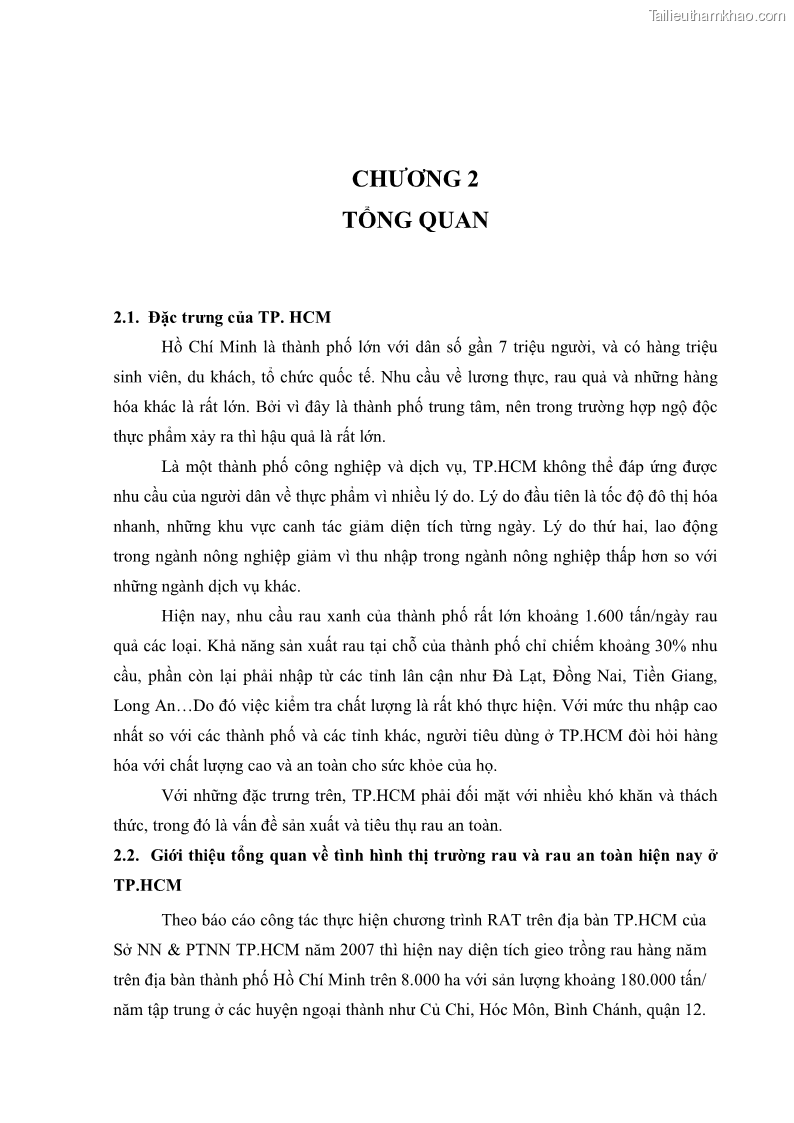 Khóa luận tốt nghiệp kinh tế nông lâm Các nhân tố ảnh hưởng đến việc lựa chọn rau an toàn của người tiêu dùng - 2 Trang 16