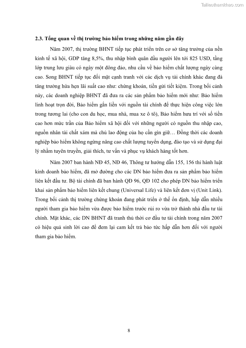 Khóa luận tốt nghiệp kinh tế nông lâm Giải pháp chăm sóc khách hàng trên địa bàn quận Thủ Đức đối với Công ty Bảo hiểm Nhân thọ Prudential - 2 Trang 19
