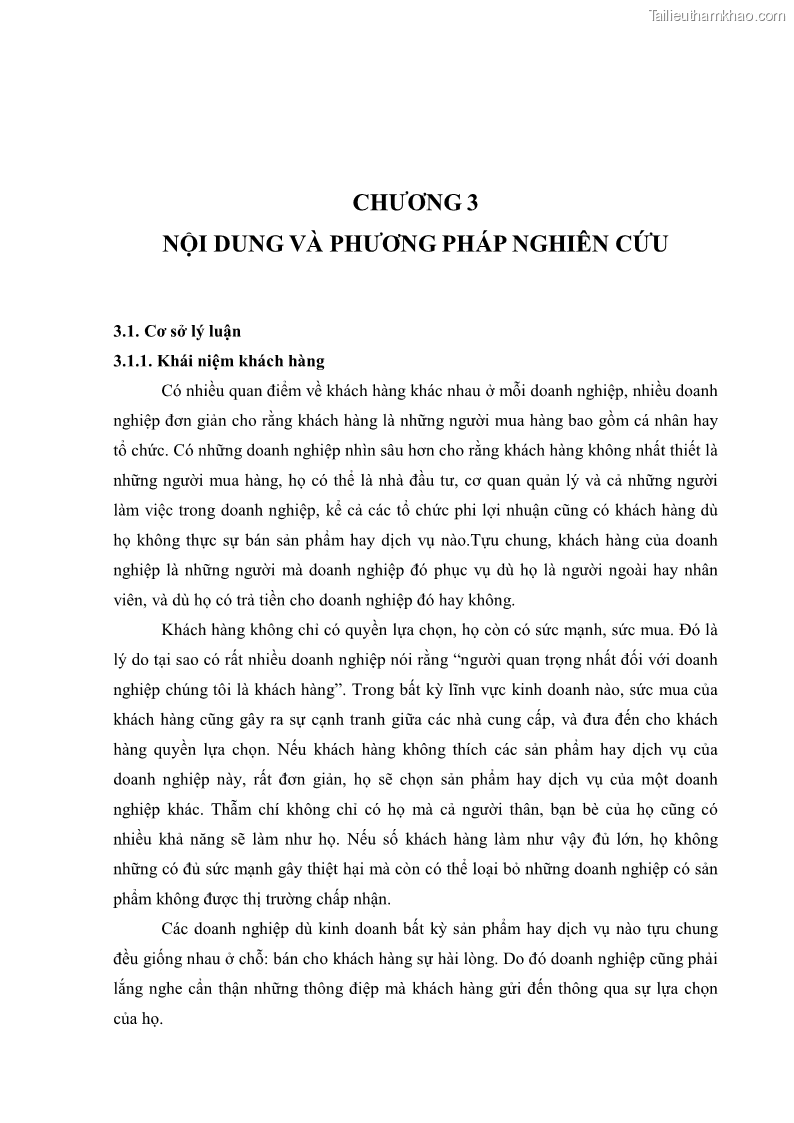 Khóa luận tốt nghiệp kinh tế nông lâm Giải pháp chăm sóc khách hàng trên địa bàn quận Thủ Đức đối với Công ty Bảo hiểm Nhân thọ Prudential - 3 Trang 25