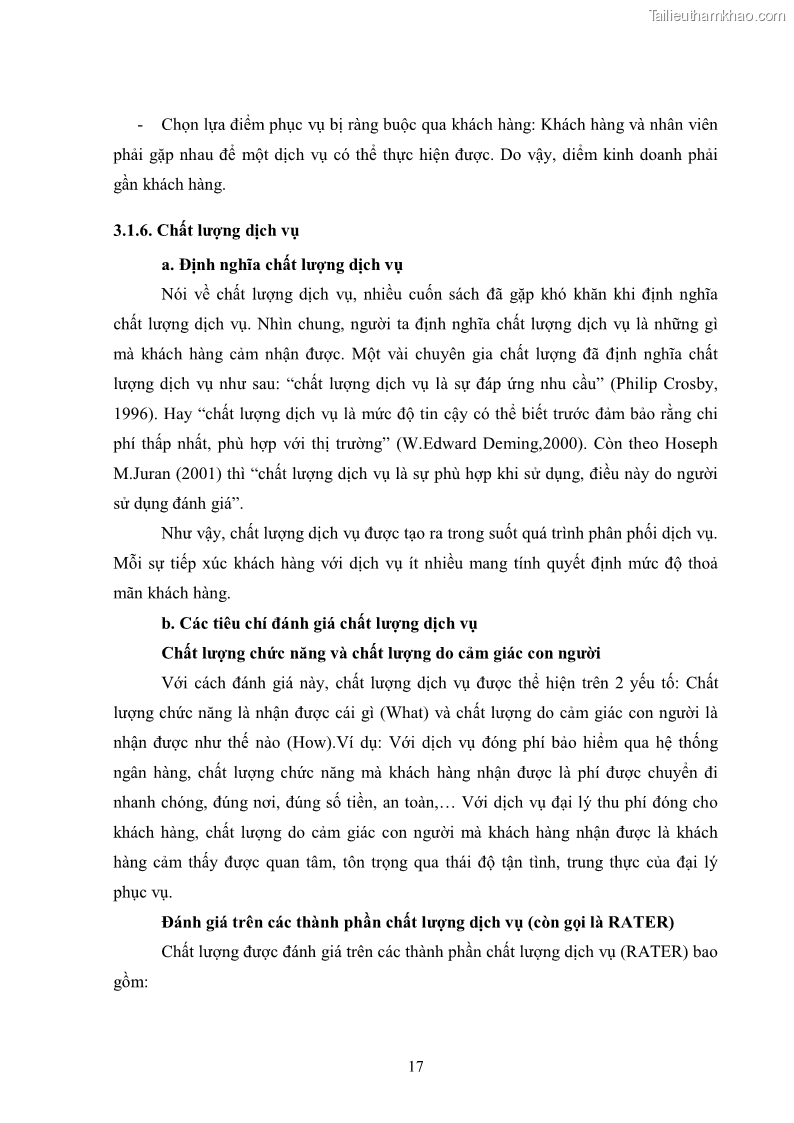 Khóa luận tốt nghiệp kinh tế nông lâm Giải pháp chăm sóc khách hàng trên địa bàn quận Thủ Đức đối với Công ty Bảo hiểm Nhân thọ Prudential - 3 Trang 28