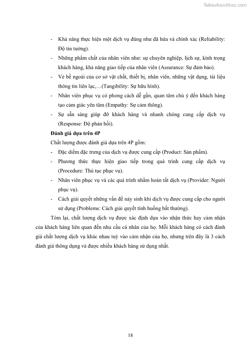 Khóa luận tốt nghiệp kinh tế nông lâm Giải pháp chăm sóc khách hàng trên địa bàn quận Thủ Đức đối với Công ty Bảo hiểm Nhân thọ Prudential - 3 Trang 29