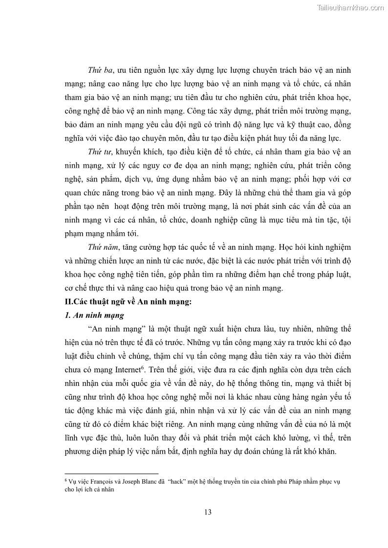 Khóa luận tốt nghiệp luật học Hoàn thiện pháp luật về an ninh mạng - 2 Trang 17