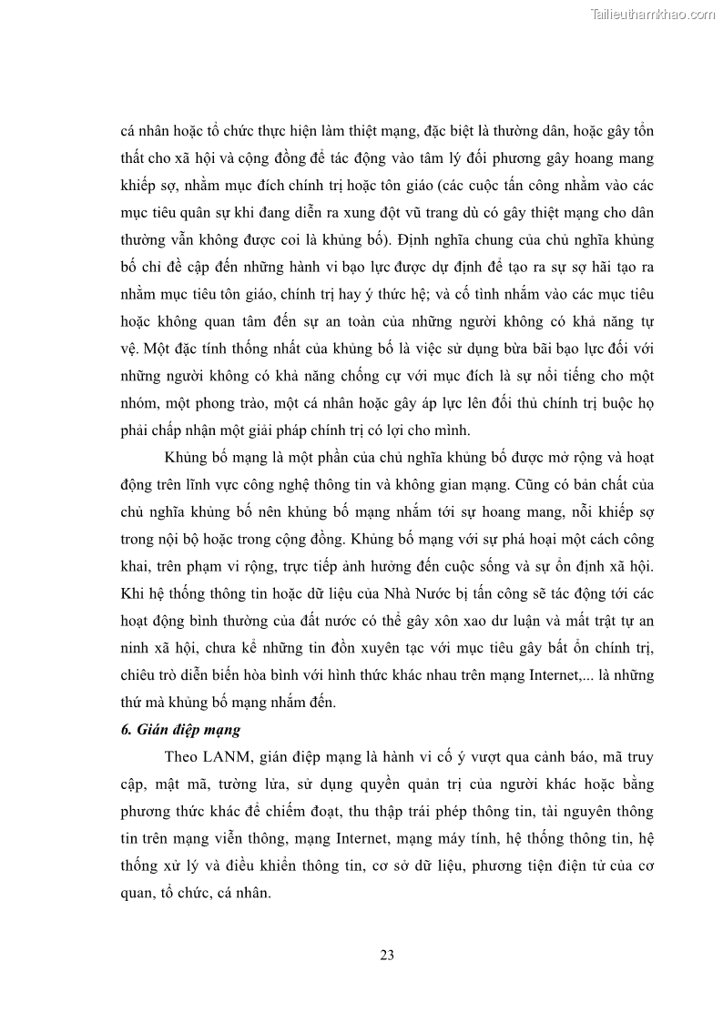 Khóa luận tốt nghiệp luật học Hoàn thiện pháp luật về an ninh mạng - 3 Trang 27