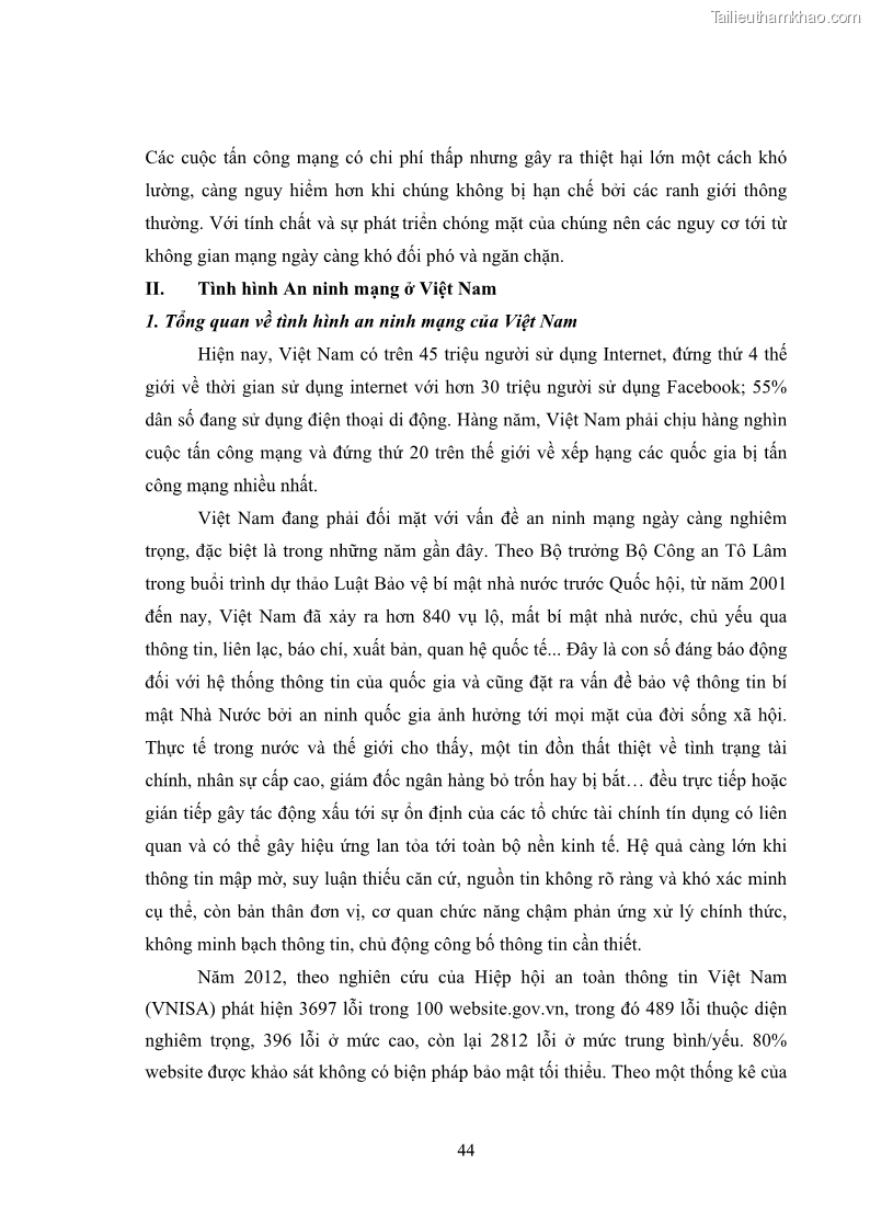 Khóa luận tốt nghiệp luật học Hoàn thiện pháp luật về an ninh mạng - 4 Trang 48