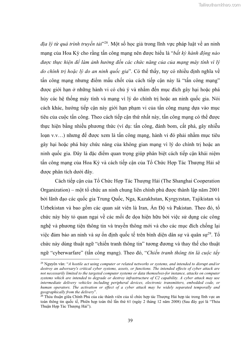 Khóa luận tốt nghiệp luật học Hoàn thiện pháp luật về an ninh mạng - 4 Trang 43