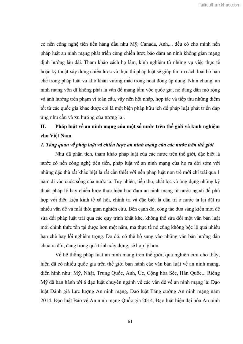 Khóa luận tốt nghiệp luật học Hoàn thiện pháp luật về an ninh mạng - 6 Trang 65