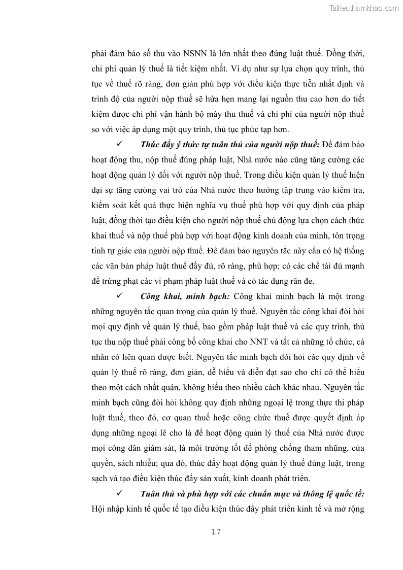 Khóa luận tốt nghiệp luật kinh doanh Pháp luật quản lý thuế thu nhập doanh nghiệp ở Việt Nam - 3 Trang 25