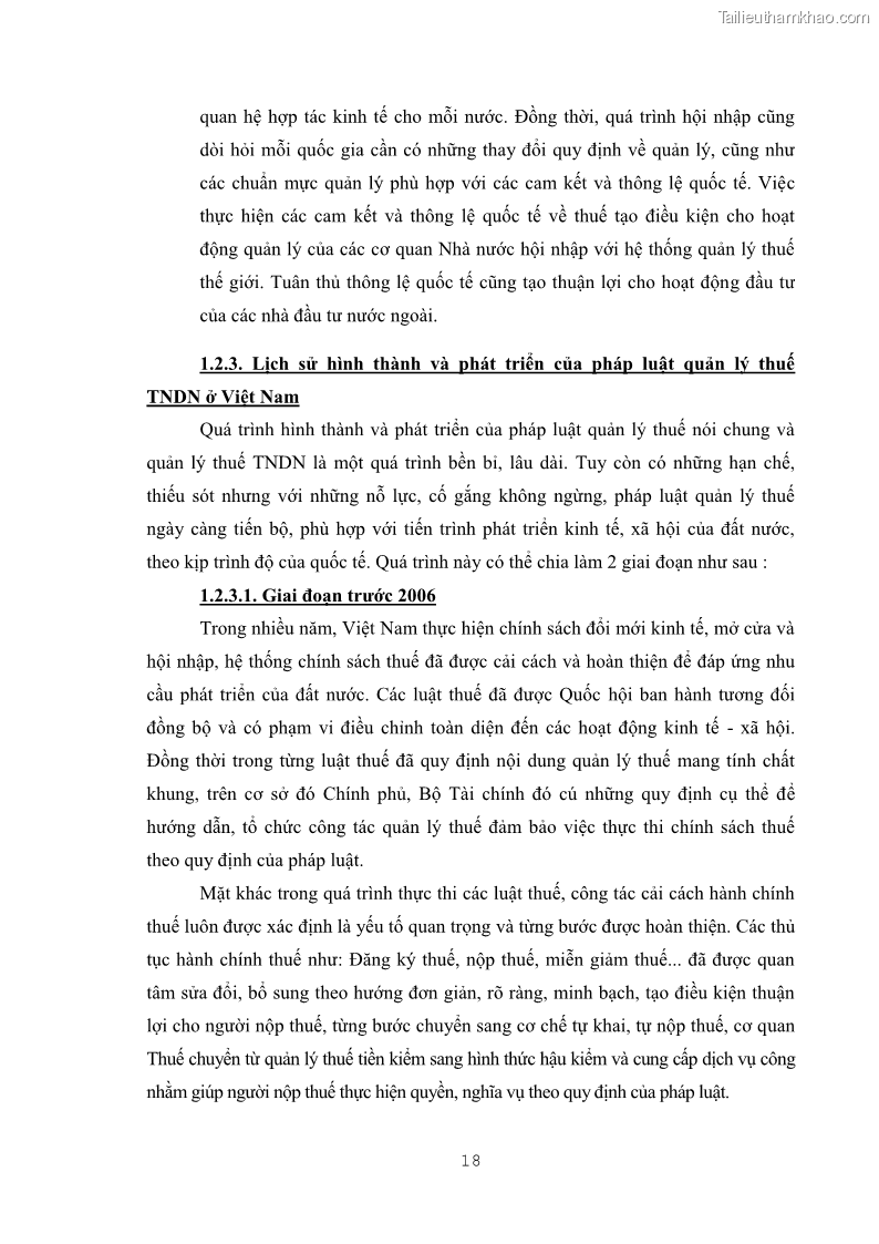 Khóa luận tốt nghiệp luật kinh doanh Pháp luật quản lý thuế thu nhập doanh nghiệp ở Việt Nam - 3 Trang 26