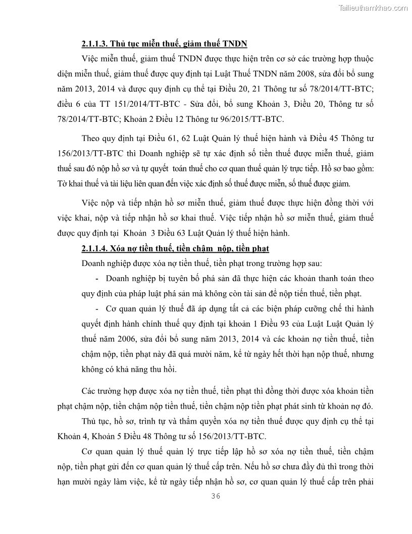 Khóa luận tốt nghiệp luật kinh doanh Pháp luật quản lý thuế thu nhập doanh nghiệp ở Việt Nam - 4 Trang 44