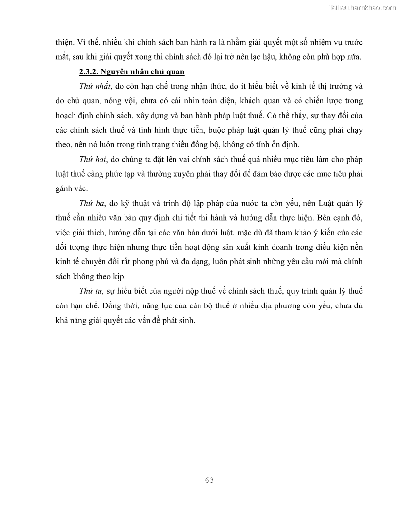 Khóa luận tốt nghiệp luật kinh doanh Pháp luật quản lý thuế thu nhập doanh nghiệp ở Việt Nam - 6 Trang 71