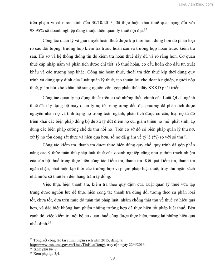 Khóa luận tốt nghiệp luật kinh doanh Pháp luật quản lý thuế thu nhập doanh nghiệp ở Việt Nam - 6 Trang 66