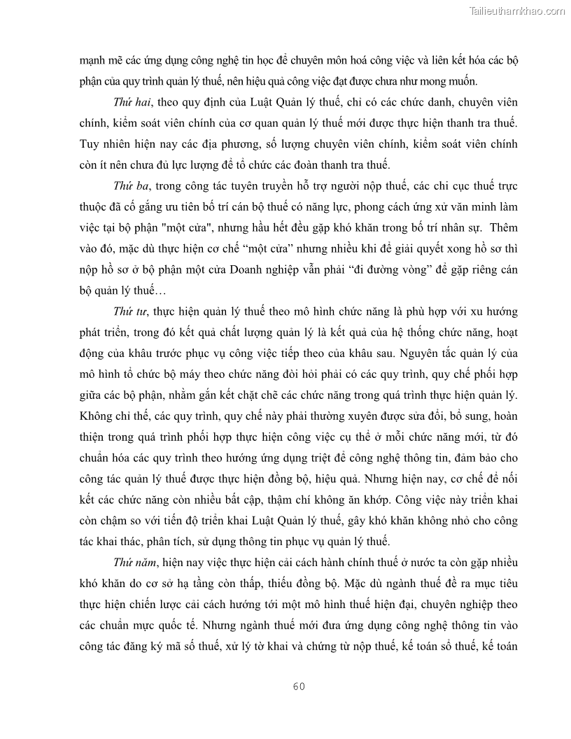 Khóa luận tốt nghiệp luật kinh doanh Pháp luật quản lý thuế thu nhập doanh nghiệp ở Việt Nam - 6 Trang 68