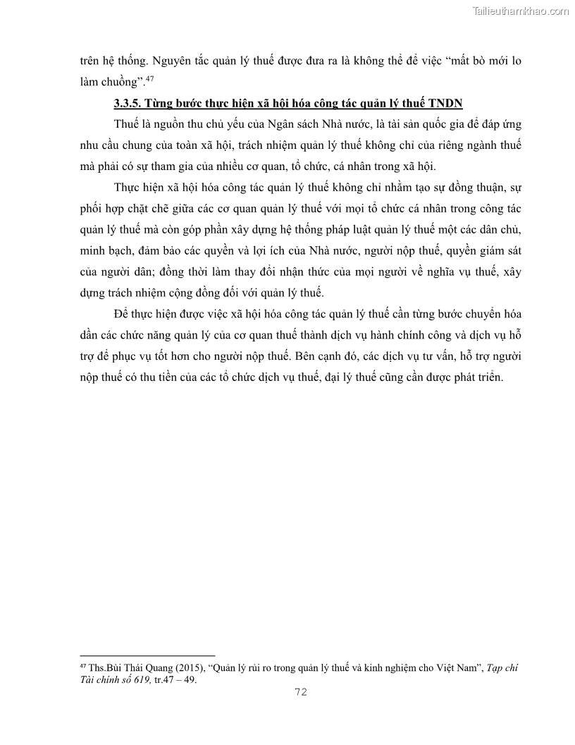 Khóa luận tốt nghiệp luật kinh doanh Pháp luật quản lý thuế thu nhập doanh nghiệp ở Việt Nam - 7 Trang 80