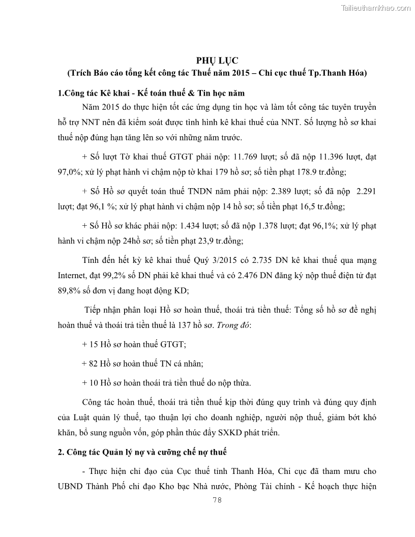 Khóa luận tốt nghiệp luật kinh doanh Pháp luật quản lý thuế thu nhập doanh nghiệp ở Việt Nam - 8 Trang 86