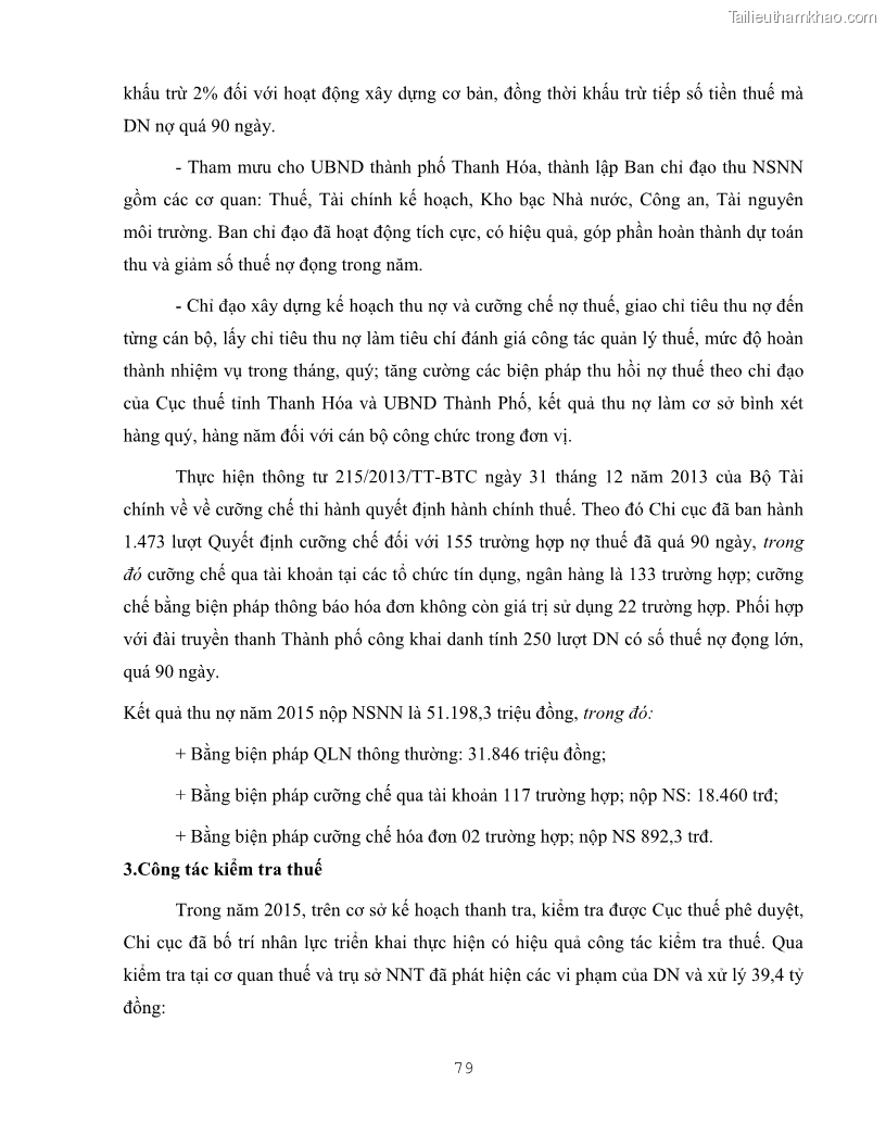 Khóa luận tốt nghiệp luật kinh doanh Pháp luật quản lý thuế thu nhập doanh nghiệp ở Việt Nam - 8 Trang 87