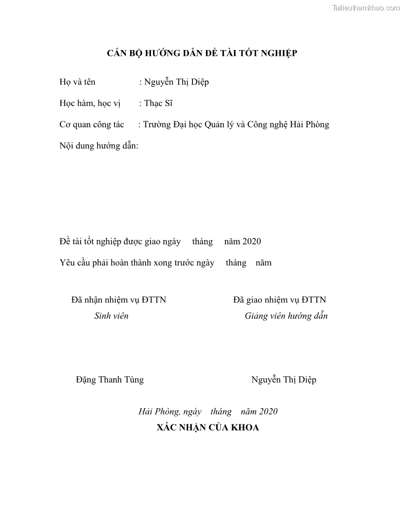 Khóa luận tốt nghiệp marketing Giải pháp mở rộng thị trường tiêu thụ sản phẩm tại công ty TNHH Thương mại dịch vụ tổng hợp Trường Hưng Thịnh - 1 Trang 5