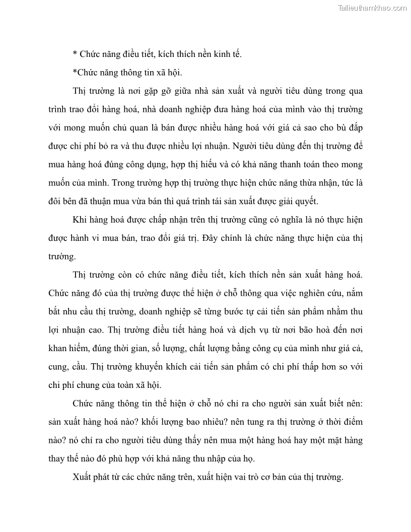 Khóa luận tốt nghiệp marketing Giải pháp mở rộng thị trường tiêu thụ sản phẩm tại công ty TNHH Thương mại dịch vụ tổng hợp Trường Hưng Thịnh - 2 Trang 15