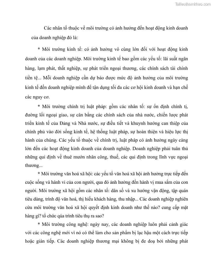 Khóa luận tốt nghiệp marketing Giải pháp mở rộng thị trường tiêu thụ sản phẩm tại công ty TNHH Thương mại dịch vụ tổng hợp Trường Hưng Thịnh - 3 Trang 34