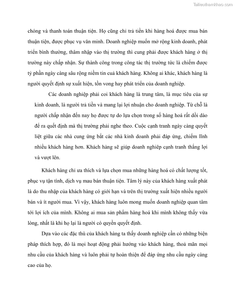 Khóa luận tốt nghiệp marketing Giải pháp mở rộng thị trường tiêu thụ sản phẩm tại công ty TNHH Thương mại dịch vụ tổng hợp Trường Hưng Thịnh - 3 Trang 26