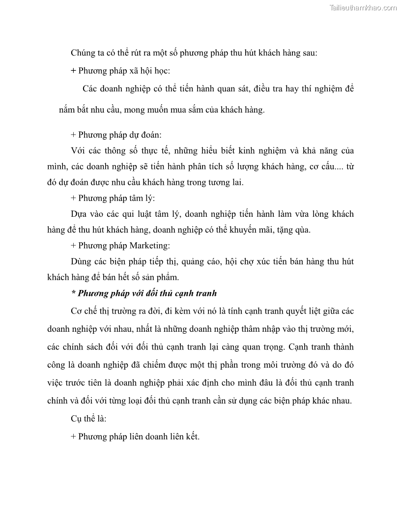 Khóa luận tốt nghiệp marketing Giải pháp mở rộng thị trường tiêu thụ sản phẩm tại công ty TNHH Thương mại dịch vụ tổng hợp Trường Hưng Thịnh - 3 Trang 27
