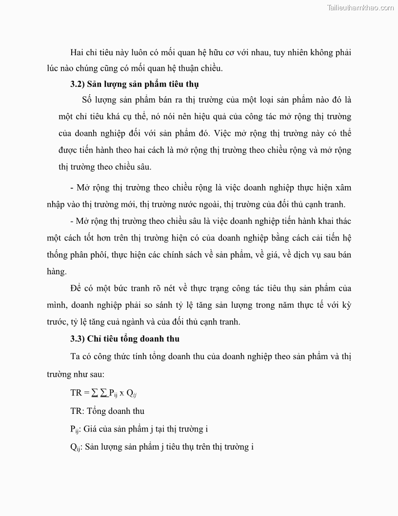 Khóa luận tốt nghiệp marketing Giải pháp mở rộng thị trường tiêu thụ sản phẩm tại công ty TNHH Thương mại dịch vụ tổng hợp Trường Hưng Thịnh - 3 Trang 32