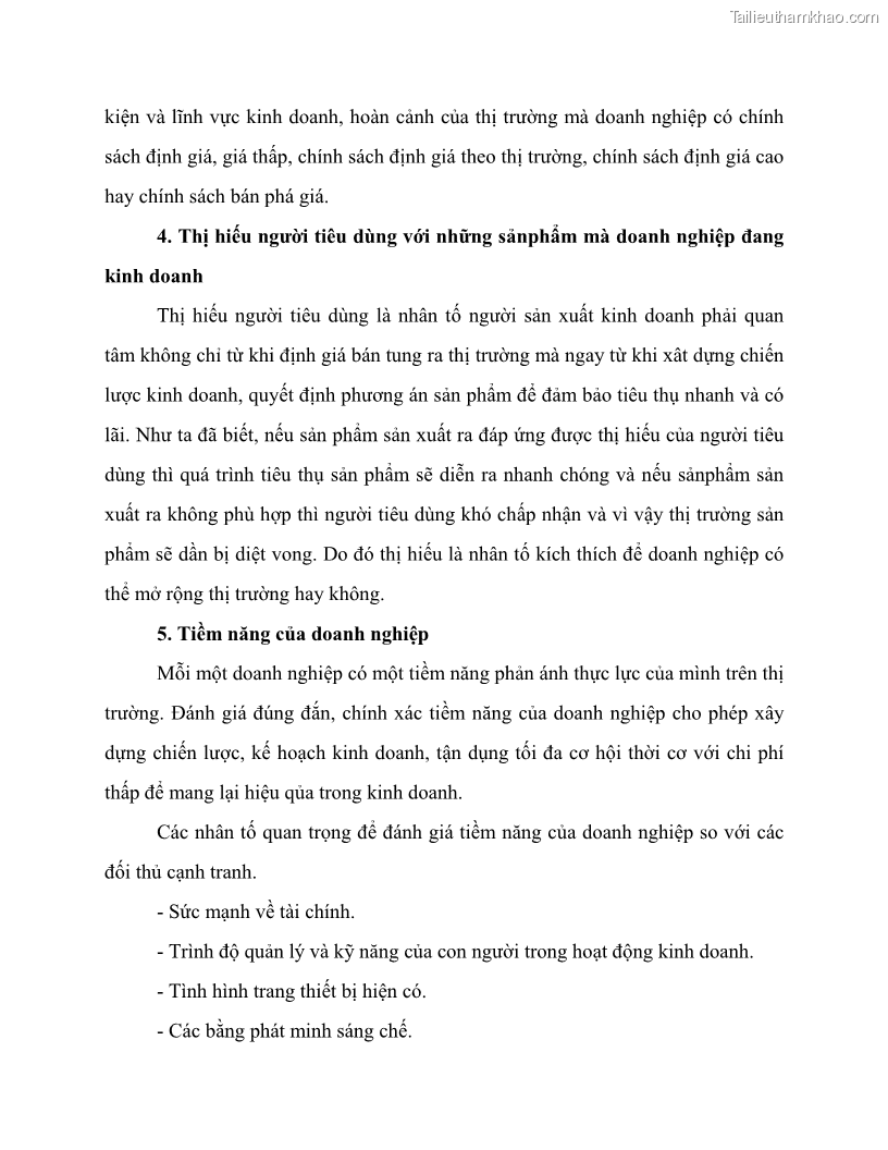 Khóa luận tốt nghiệp marketing Giải pháp mở rộng thị trường tiêu thụ sản phẩm tại công ty TNHH Thương mại dịch vụ tổng hợp Trường Hưng Thịnh - 4 Trang 37