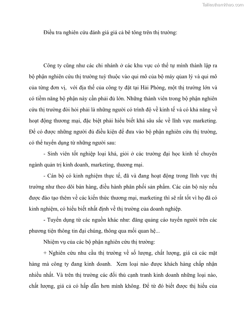 Khóa luận tốt nghiệp marketing Giải pháp mở rộng thị trường tiêu thụ sản phẩm tại công ty TNHH Thương mại dịch vụ tổng hợp Trường Hưng Thịnh - 6 Trang 61